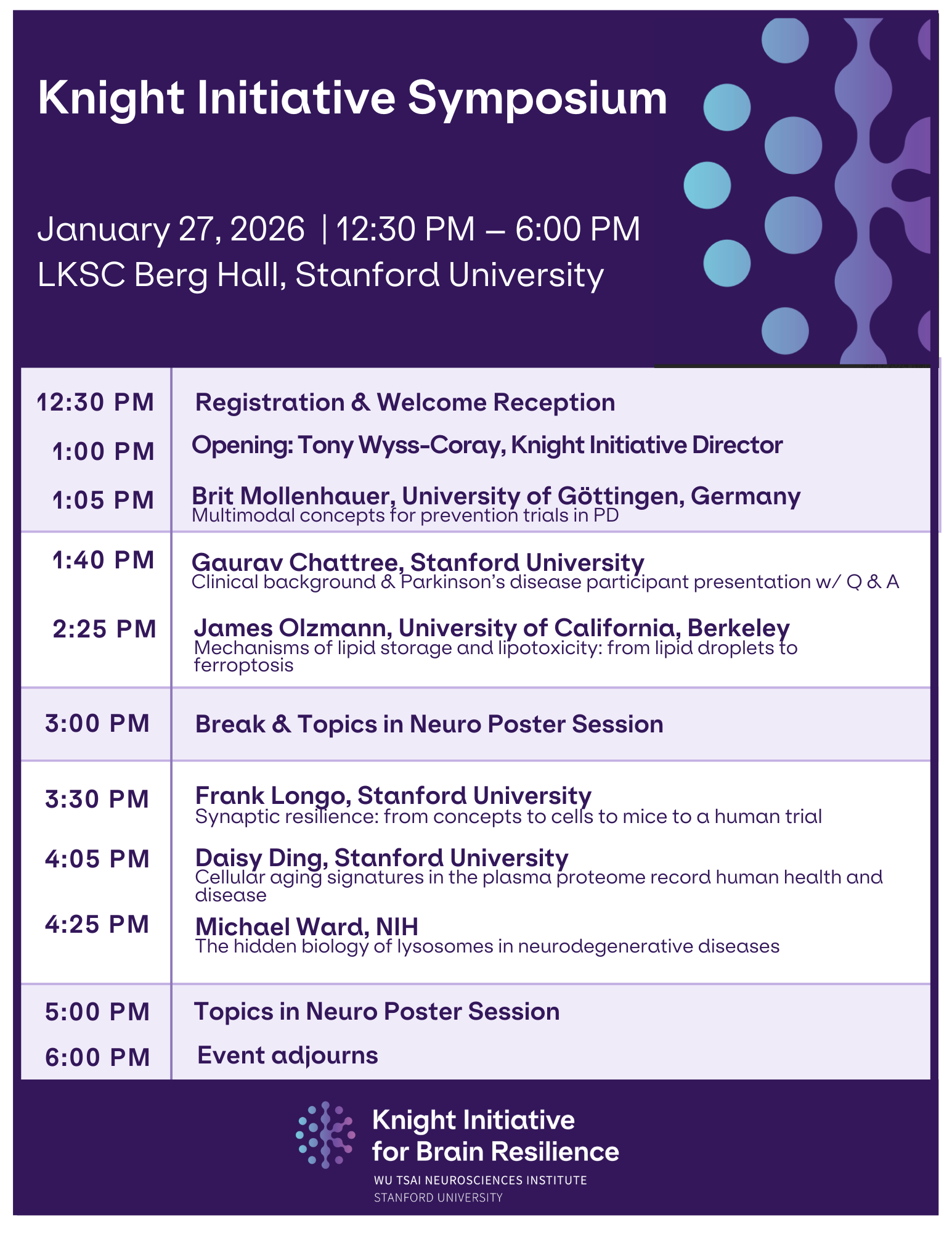 Winter 2026 Symposium Agenda